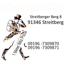 1 Meter Blitz Pizza logo.